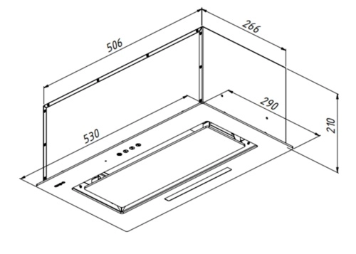 Кухонная вытяжка Akpo Falco 60 wk-11 белый