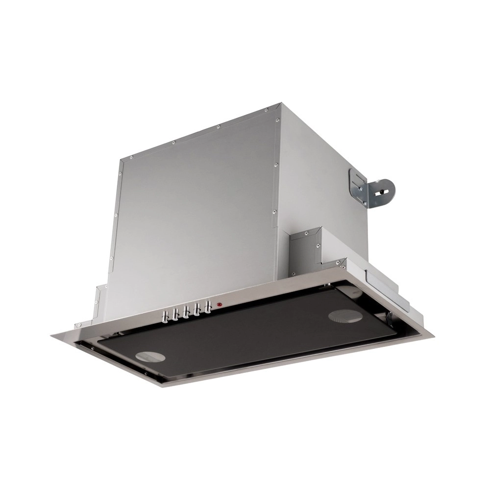 Кухонная вытяжка Akpo Neva Glass Eco 60 wk-4 чёрное стекло-нержавеющая сталь