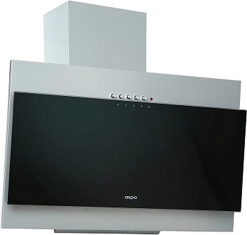 Кухонная вытяжка Akpo Juno Eco 60 wk-4 черное стекло/серый